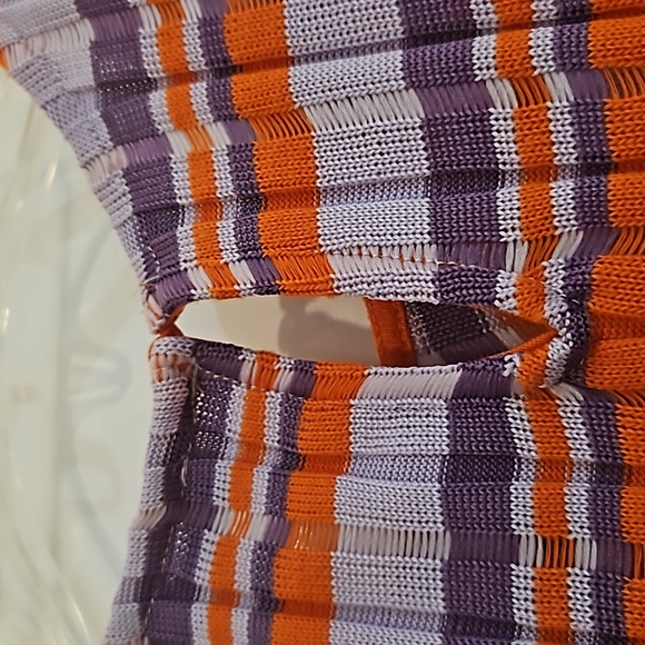 Zara Purple and Orange Knit Dress - Picture 13 of 16